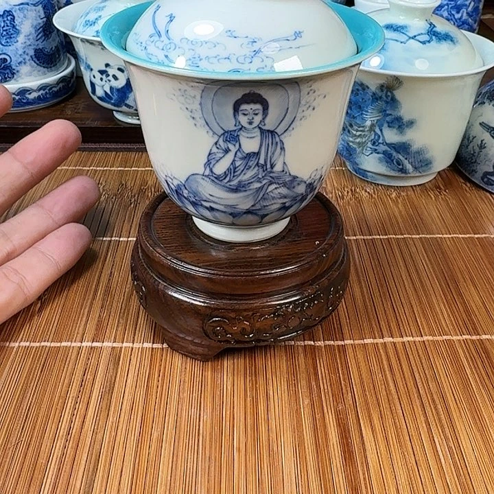 瓷片神**姐现代景德镇陶瓷手绘茶具