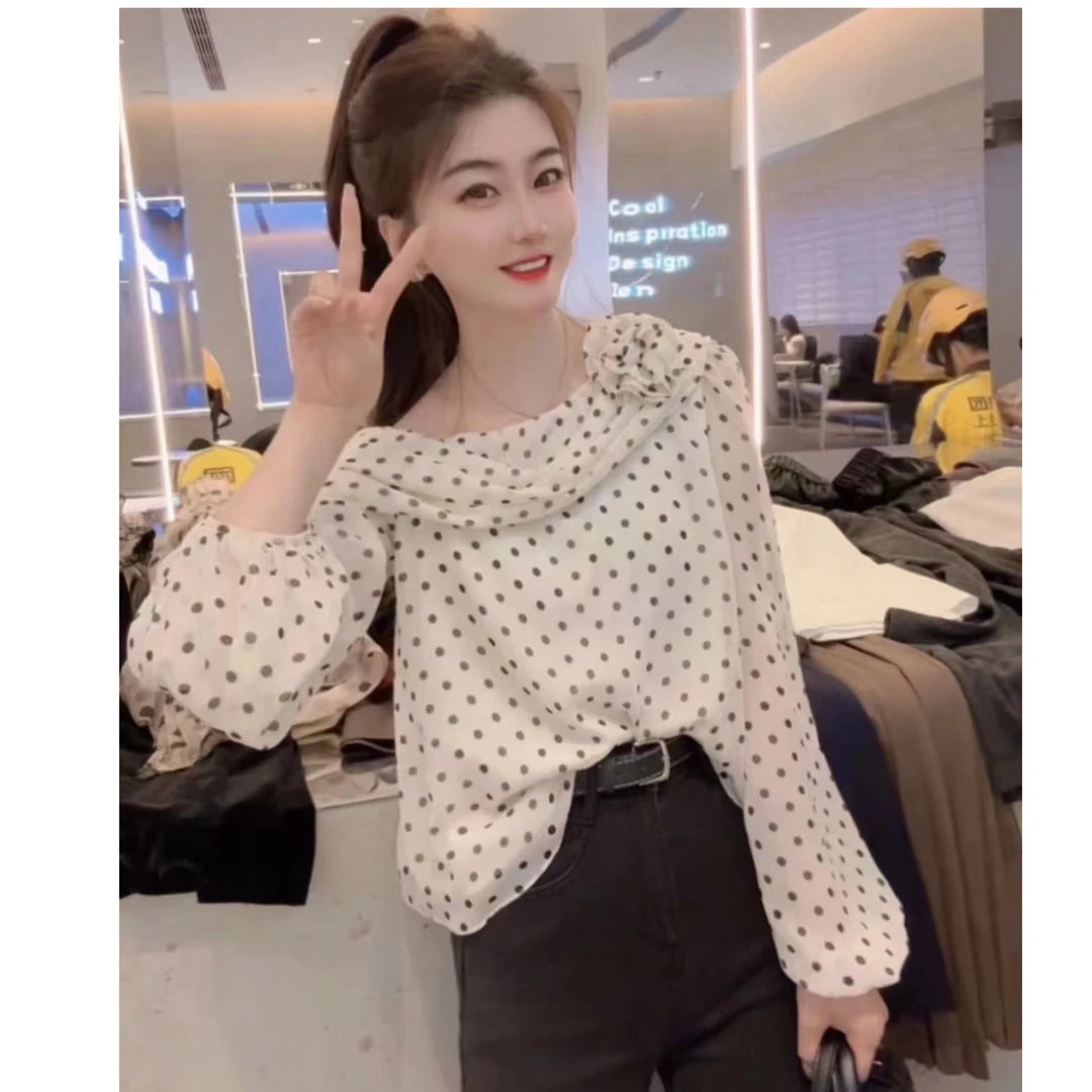 『初秋女神Y』时尚百搭休闲舒适简约潮流衬衫54698