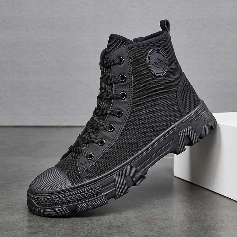 拉链款3522正品劳保鞋高帮工地干活耐磨防臭男士款户外工作工装鞋