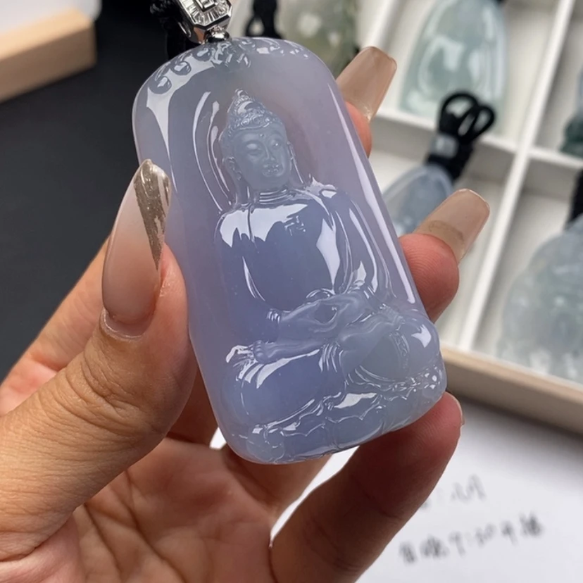 【闪购商品】翡翠颈饰18K金镶嵌派*⭐翡翠