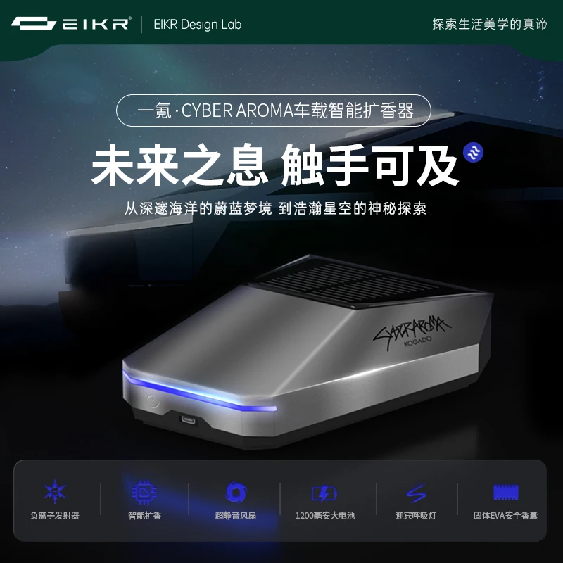【一氪EIKR】赛博香薰车载负离子快速扩香Cybertruk车内摆件