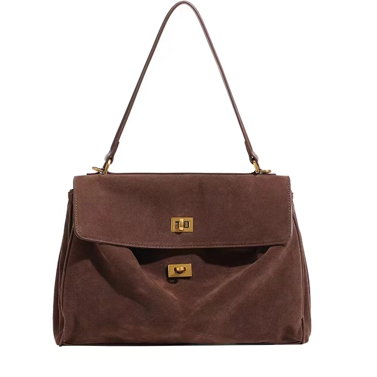 复古手提包女大容量单肩斜挎包-50076