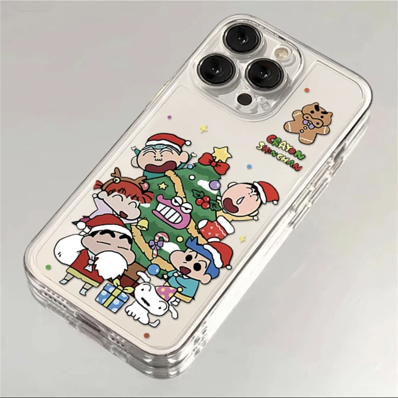 圣诞树小新苹果iPhone15/14promax手机壳13太空11软壳12pro/7/8