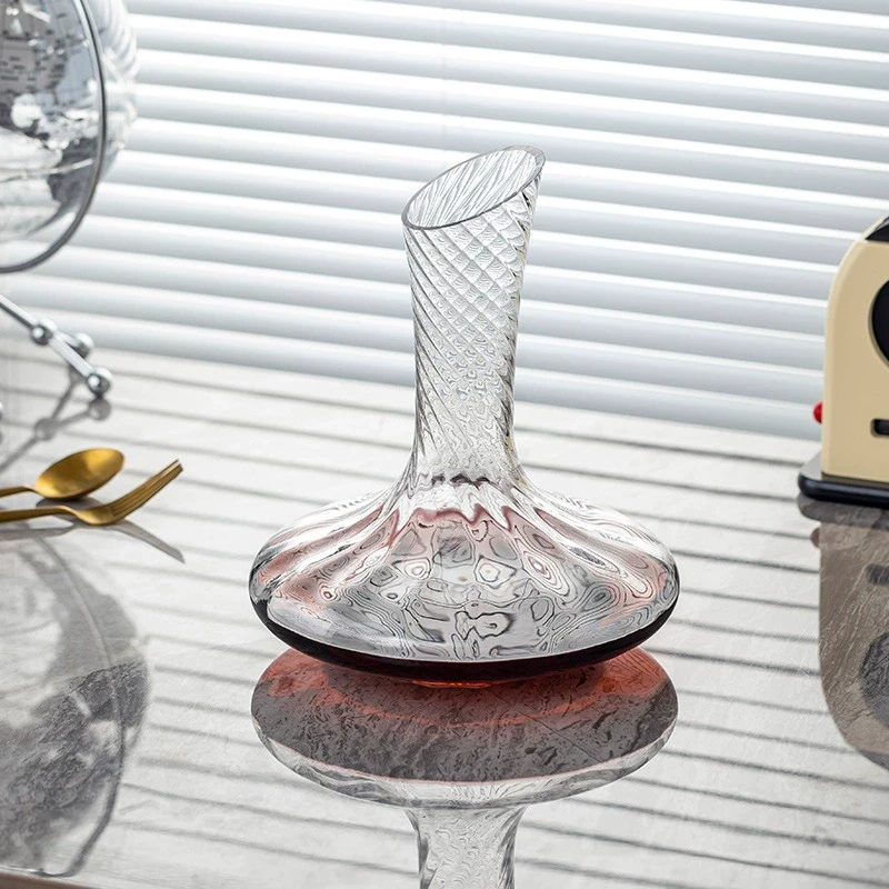 新款欧式水晶玻璃醒酒器家用葡萄酒分酒器个性创意轻奢快速分酒壶
