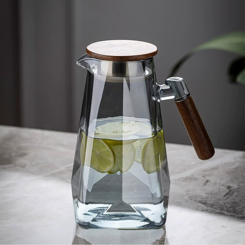 茶壶冷水壶水具套装水杯加厚茶杯茶具耐热喝水杯客厅凉水玻璃茶壶