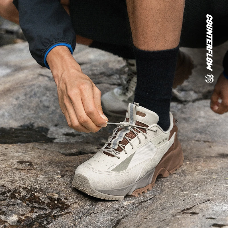 李宁防泼水户外秋季休闲鞋CF溯行野PRO减震男女