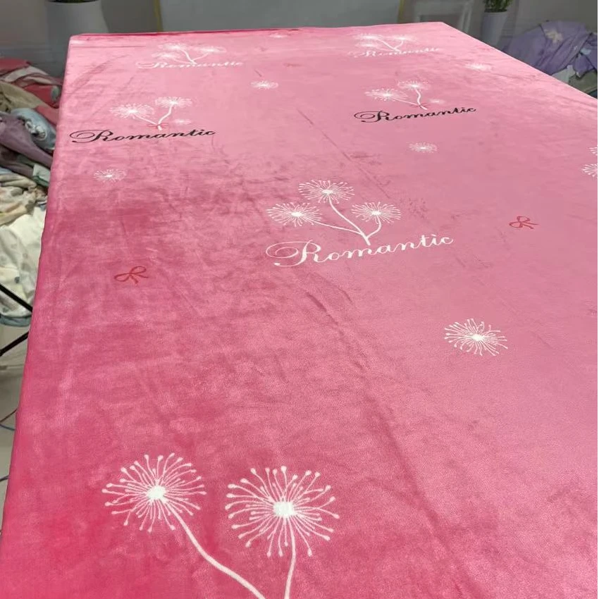 粉底蒲公英床单   牛奶绒床单  冬季床品 不用备注