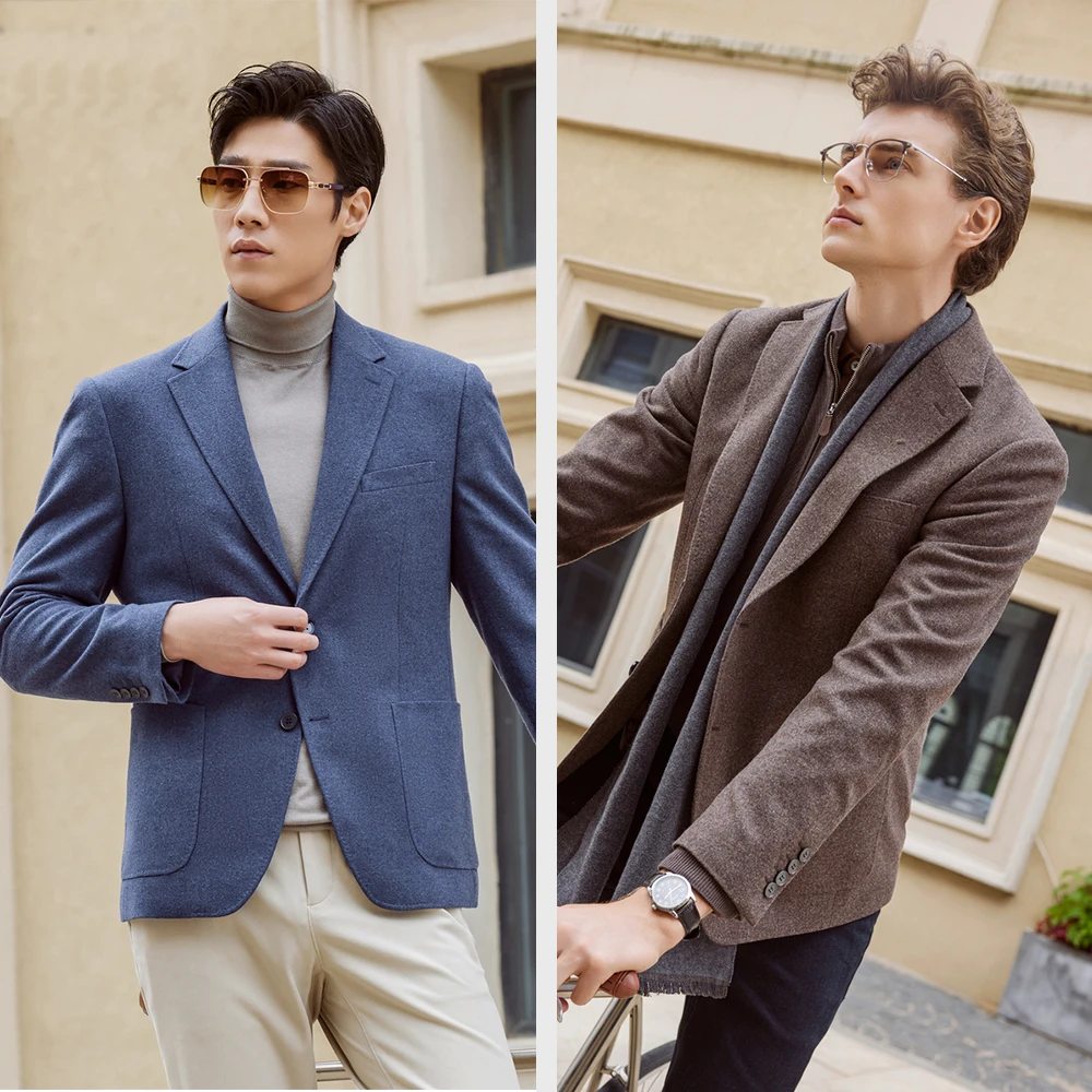 【保暖内胆】雅戈尔春季新款男士西服商务时尚正装上班高级单西外套