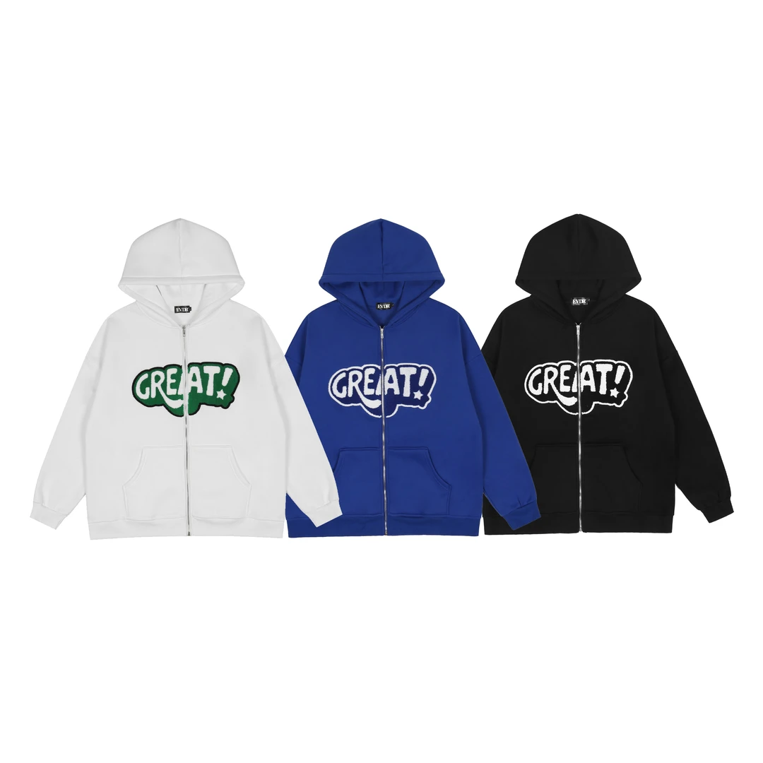 清仓美式拉链卫衣(1560)