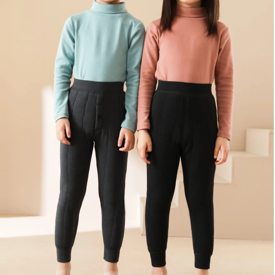 羊毛蚕丝四层加厚保暖胖宝瘦宝校服内搭校服内搭保暖神器