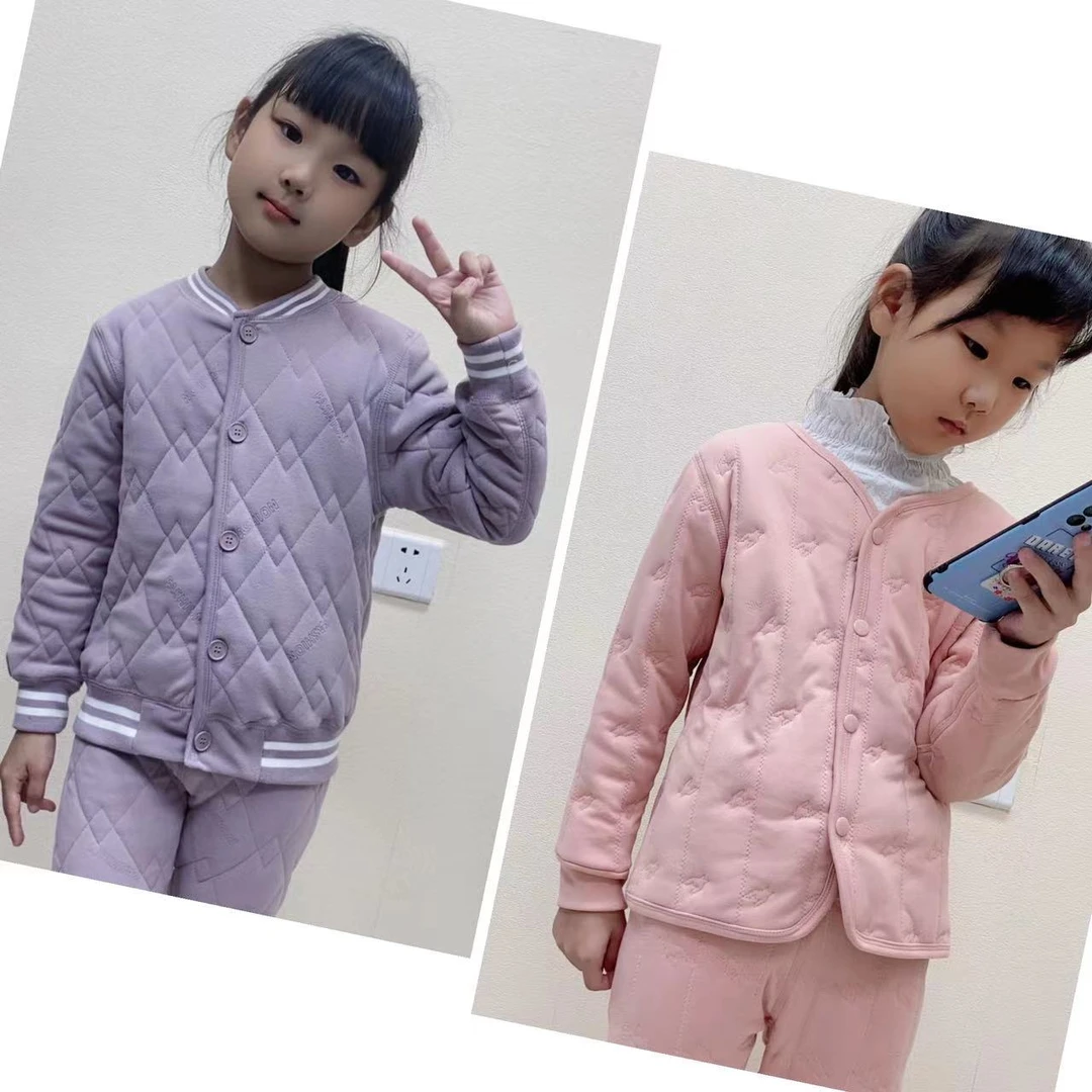 儿童加厚保暖棉衣内胆外穿内穿女童男童大童学生冬季打底洋气短款