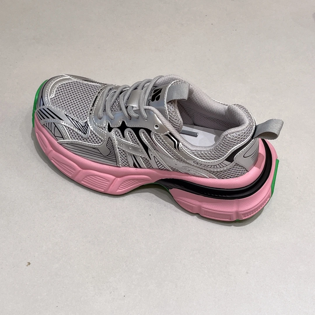 杜米亚24新款时尚百搭多巴胺增高厚底休闲老爹鞋女D8782009