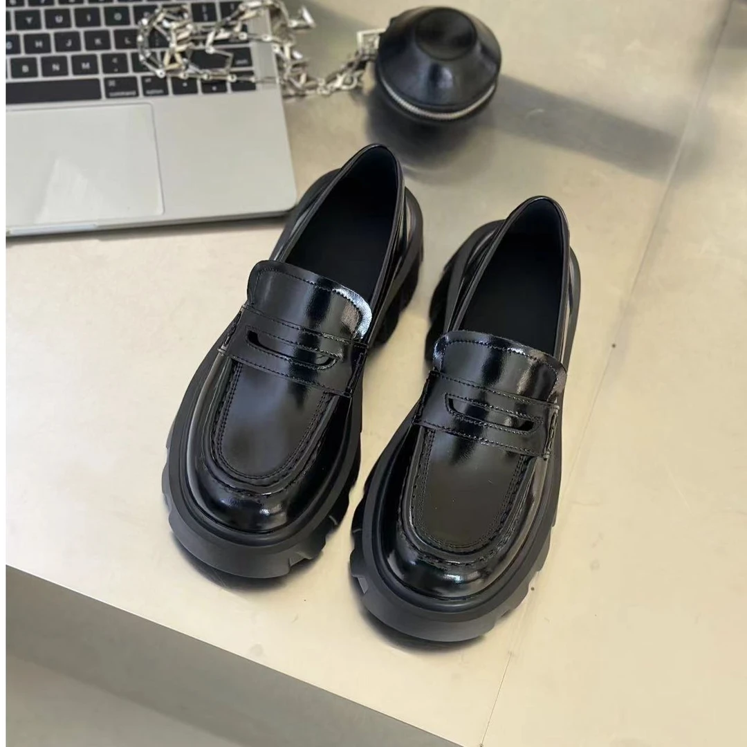 杜米亚时尚百搭英伦风乐福鞋D993212-6