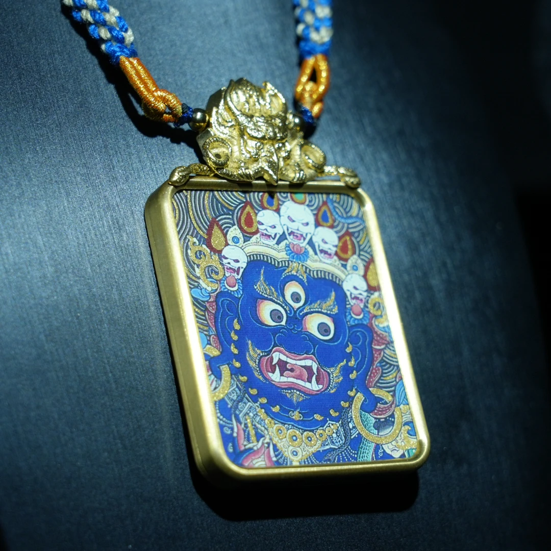 藏式唐卡吊坠（含绳）TK-9