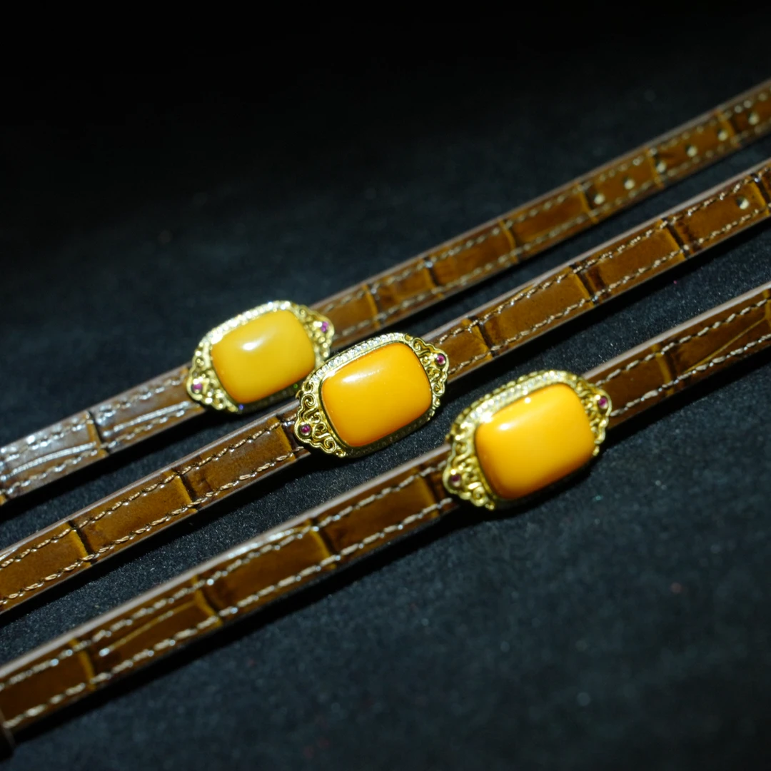 蜜蜡手表皮带1103-41（多样性发货发一件）