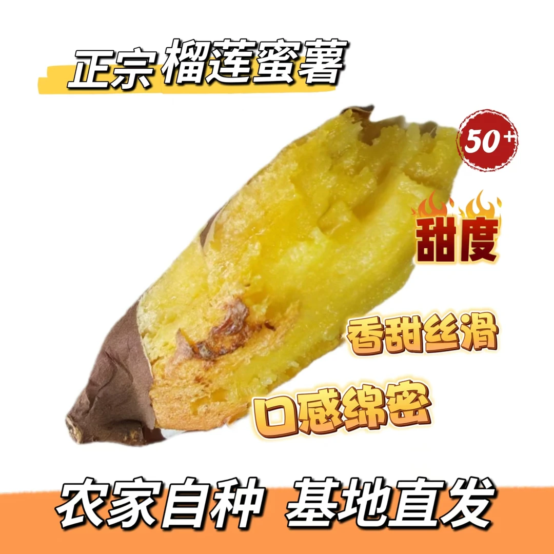 正宗榴莲蜜薯沙地产地直发烤蜜薯糖心海南金时蜜薯老少皆宜健康