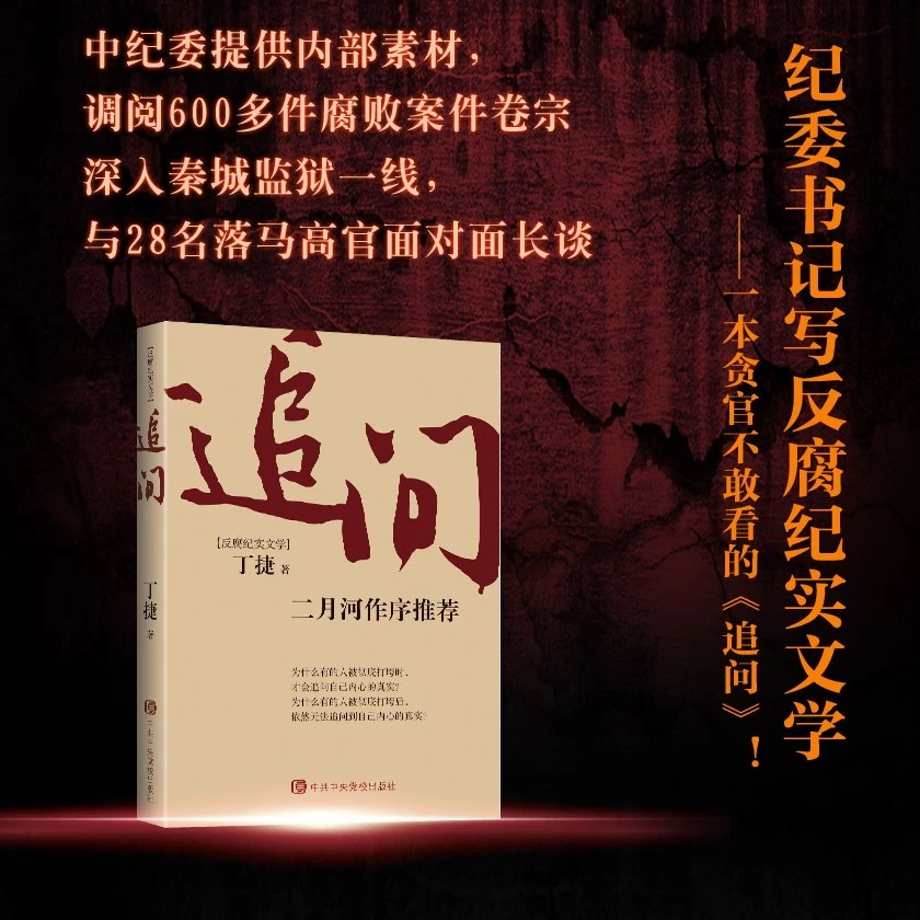 追问书籍二月河推荐官场小说反腐纪实报告文学狂飙电视剧姊妹篇