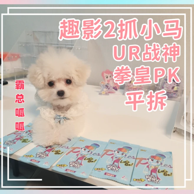 卡游【趣影二-抓小马、UR战神、拳皇PK、平拆】小马宝莉趣影卡牌盲盒
