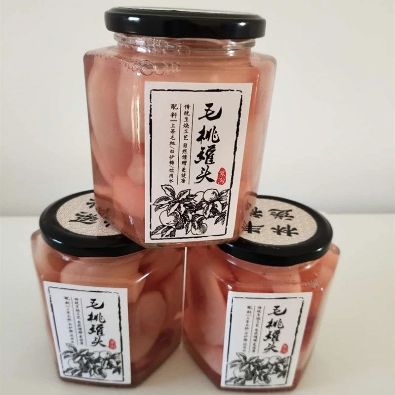 林丰农场 黑沟大毛桃罐头 新鲜水果罐头酸甜多汁无