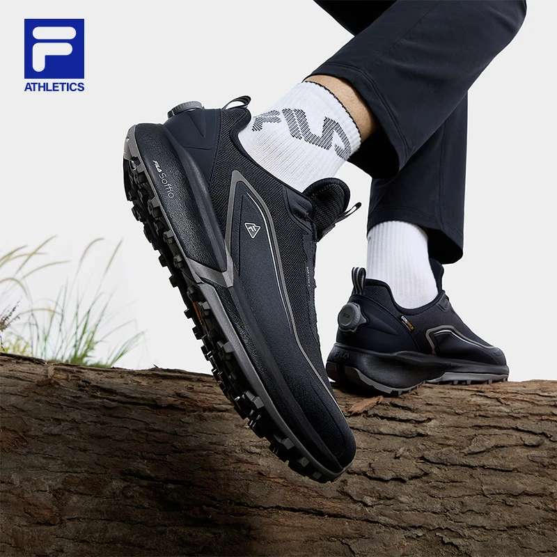 Fila/斐乐FILA斐乐男士舒适缓震户外经典透气防滑跑鞋A12M511203F