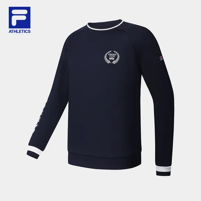 Fila/斐乐男子【秋冬网球运动卫衣】弹力圆领宽松长袖A11M413205F