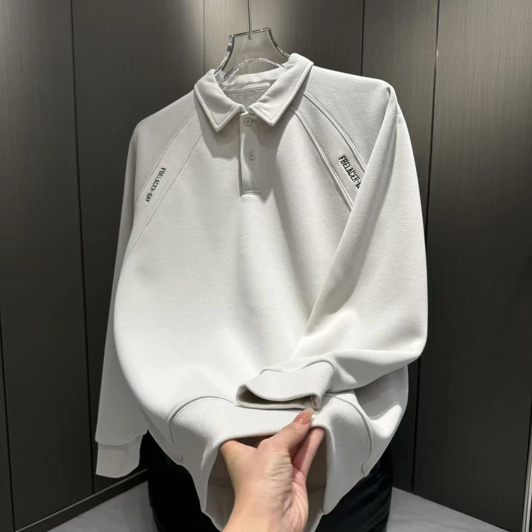 秋冬男士加绒保暖时尚感帅气休闲卫衣2091