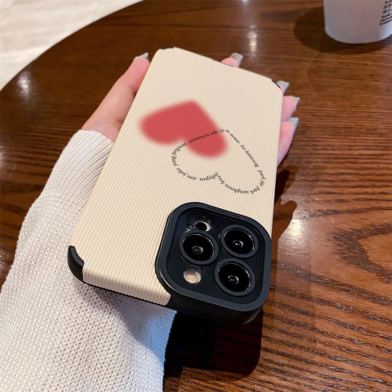 杏底爱心14pro苹果14手机壳13女iphone12适用6s/8plus新款promax