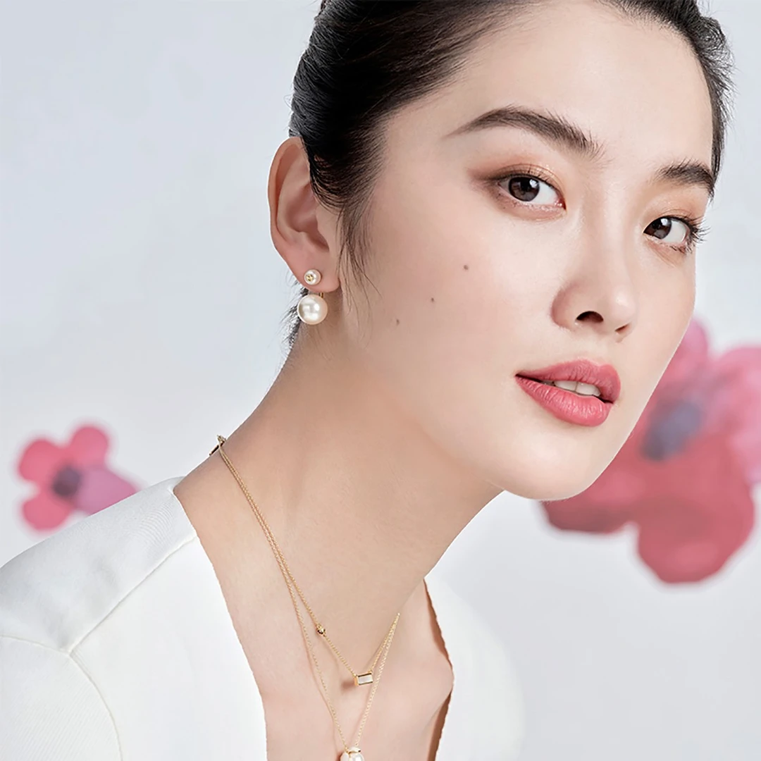 铜合金珐琅耳饰 印象巴黎双面原创复古耳环优雅气质高级耳饰送礼