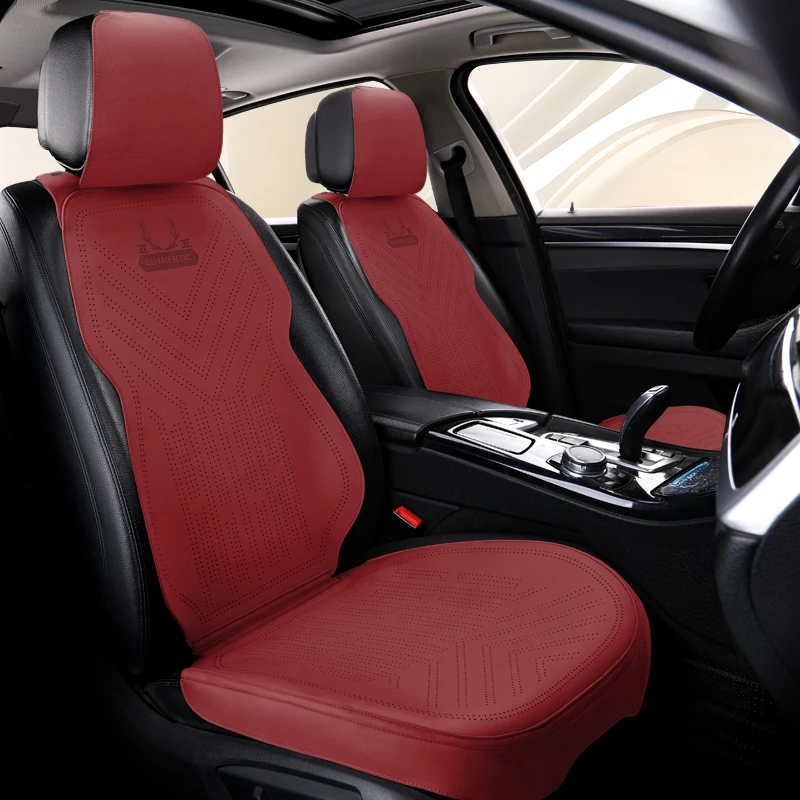 汽车坐垫冬季翻毛皮马鞍垫四季通用座椅垫透气座套半包座椅套
