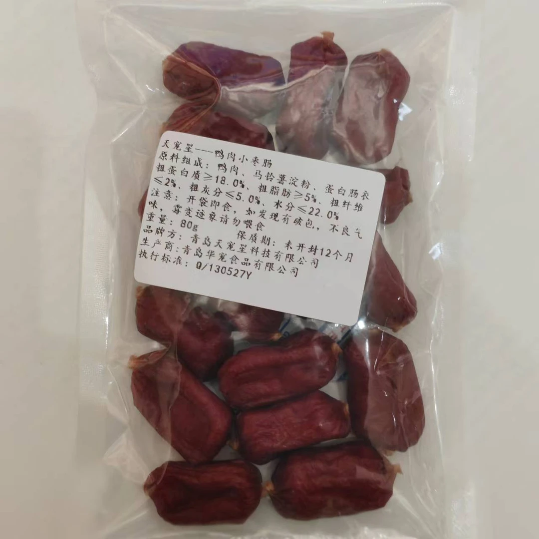 天宠星  鸭肉小枣肠80g
