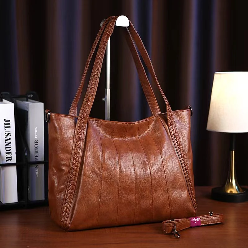 （长42高29厚15）2025新款时尚休闲百搭单肩斜挎大托特包包23新