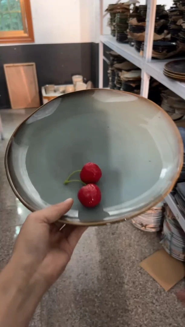 【闪购商品】瓷片外贸尾货微瑕满20包邮X C5D大盘