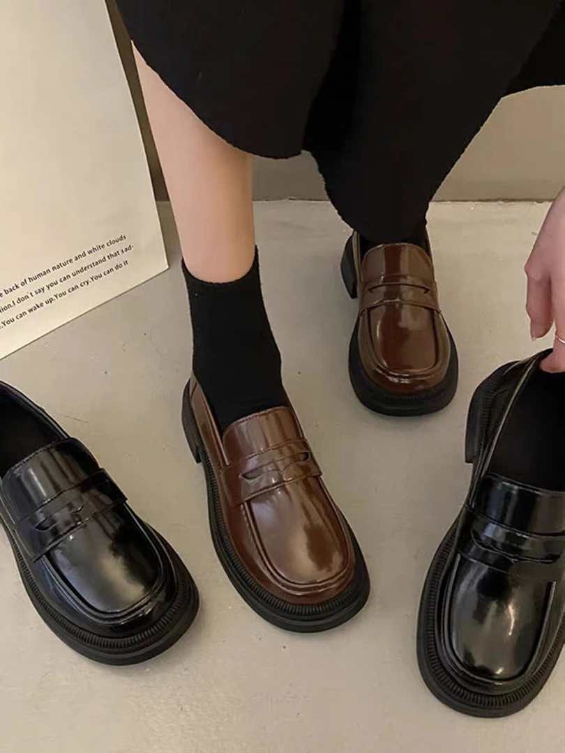 25年春夏新款（500-600）百搭晚风蝴蝶结浅口玛丽珍单鞋