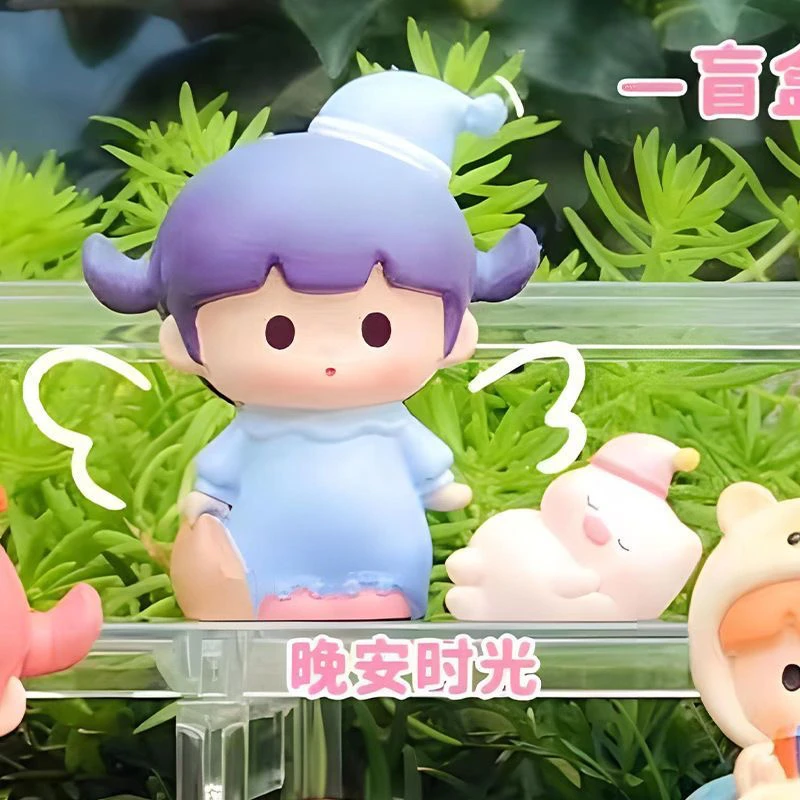 【拆盒】树脂悠悠漫步时光卡通萌宠公仔潮玩盲盒摆件概率隐藏