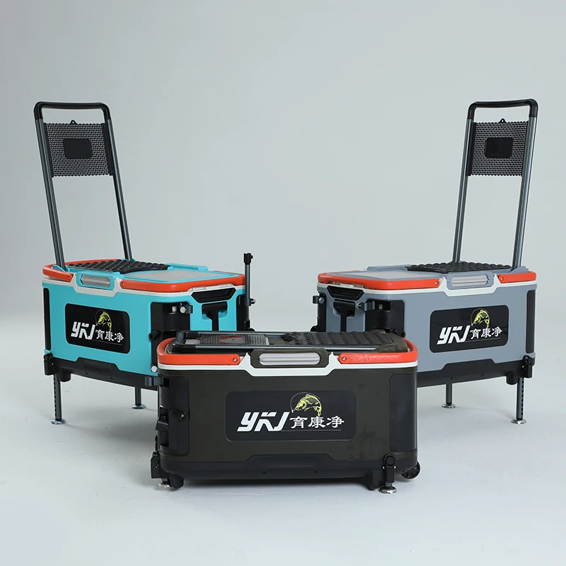 新款多功能隐藏式一体式便携钓箱