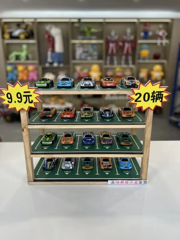 【20辆】 儿童合金回力铁皮车迷你金属小汽车玩具款式颜色随机