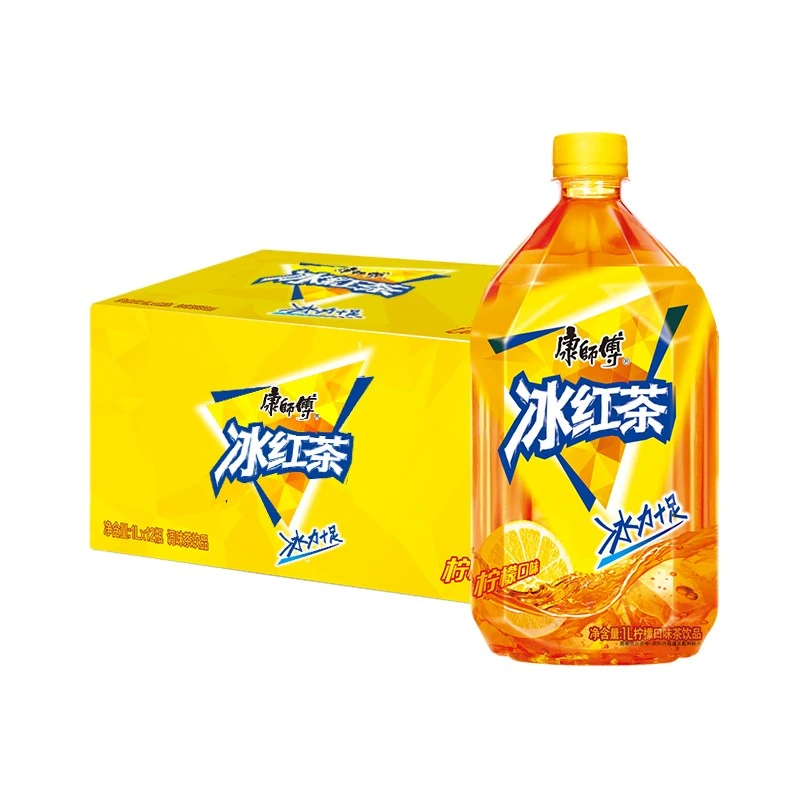 康师傅冰红茶1L*12瓶柠檬红茶饮料饮品大瓶畅饮装整箱王一博同款