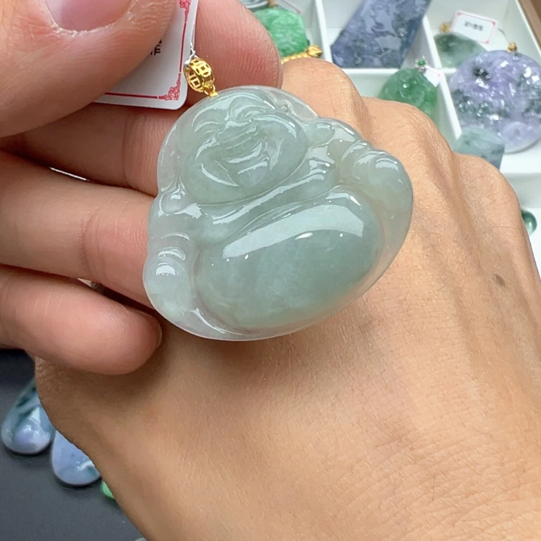 【闪购商品】翡翠颈饰18K金镶嵌