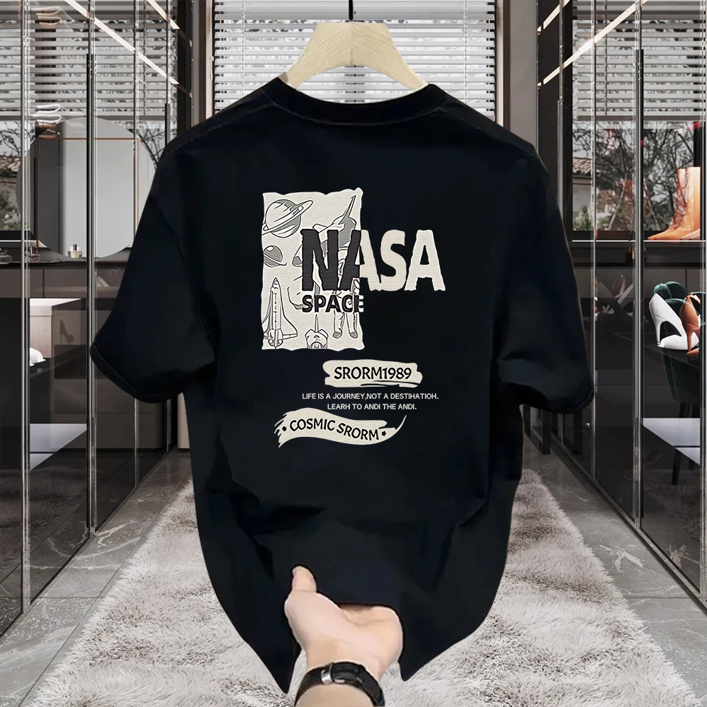 高街vibe潮牌短袖T恤男女同款夏季ins宽松重磅纯棉美式痞帅上衣