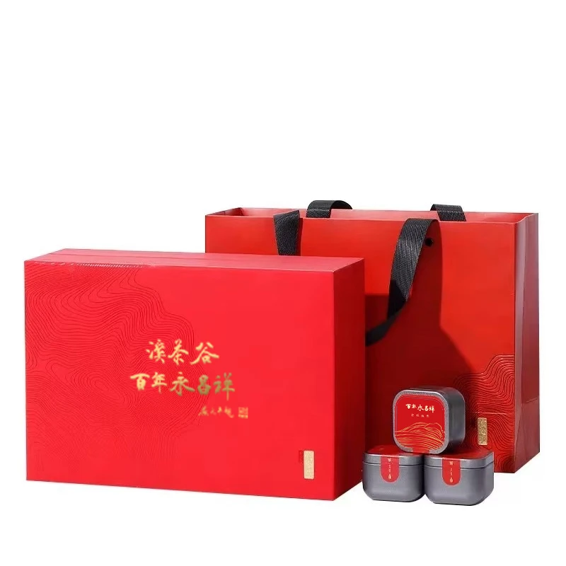 溪茶谷百年永昌祥云南滇红金丝礼盒12小罐礼盒装临沧凤庆古树滇红