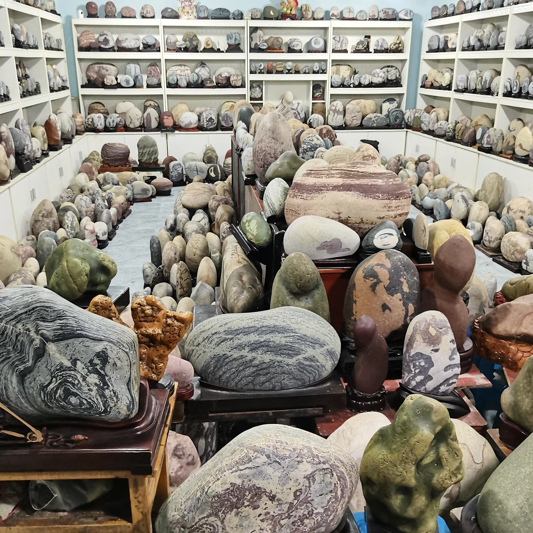 长江石纯天然图文画面石