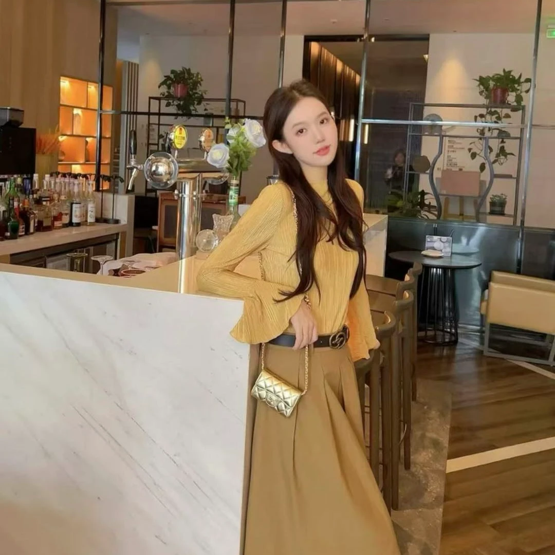 【玫瑰故事】哥弟春季休闲百搭气质通勤质感时尚针织衫1300594