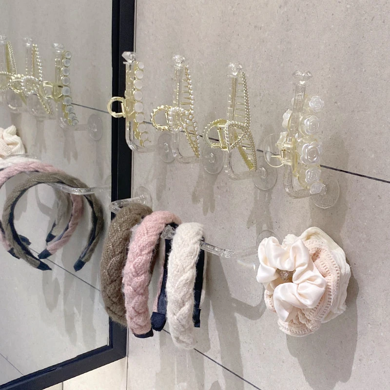 网红发箍发圈收纳架神器壁挂发带头绳首饰展示架壁挂式免打孔无痕