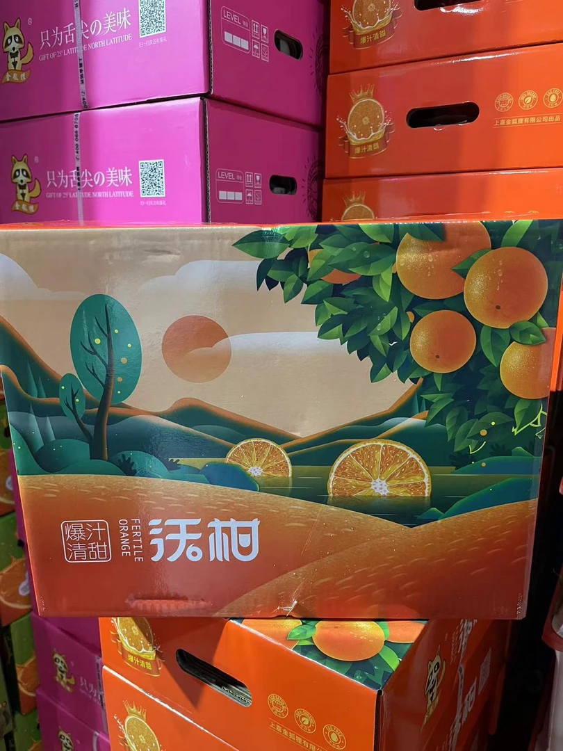 金狐狸沃柑礼盒装约五斤左右