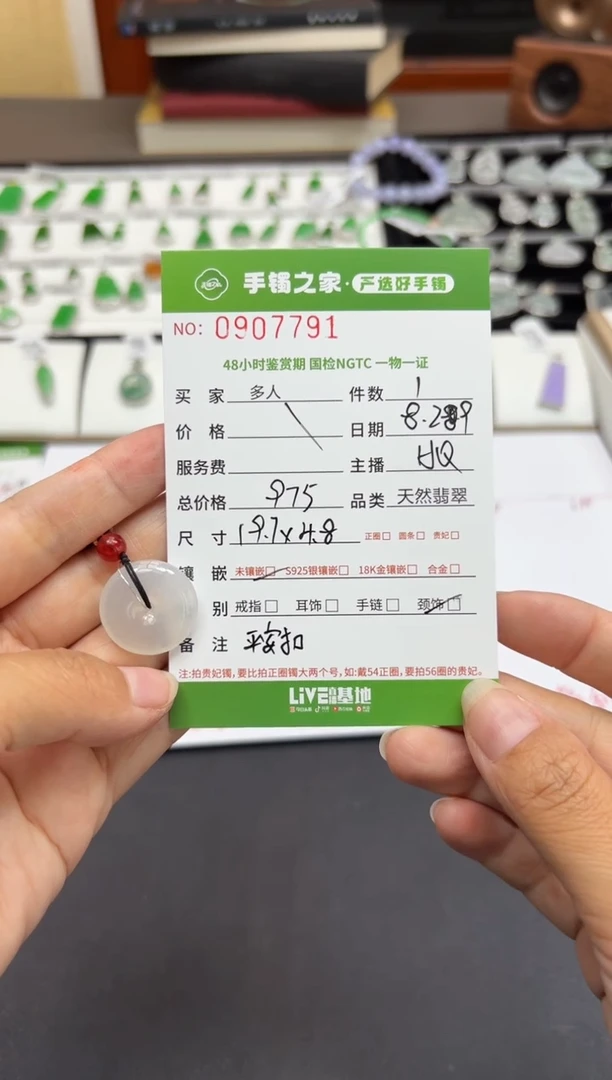 【闪购商品】翡翠颈饰未镶嵌多人