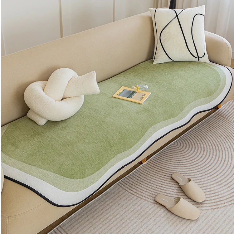 【白兔奶糖】不规则雪尼尔沙发垫网红轻奢高档防滑加厚高级感沙发垫