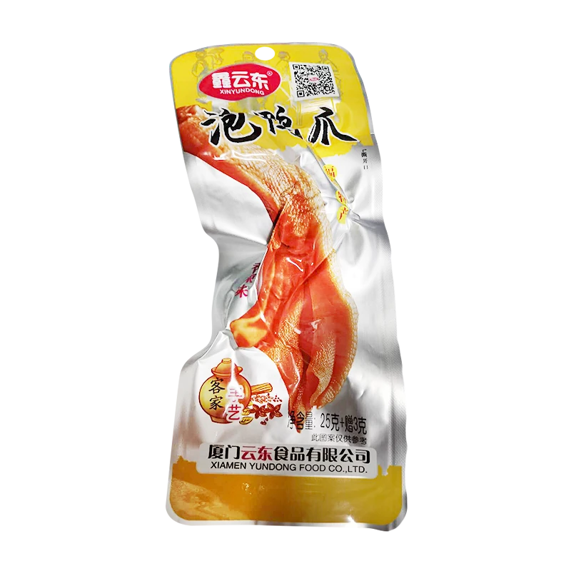 鑫云东香辣味泡鸭爪25g