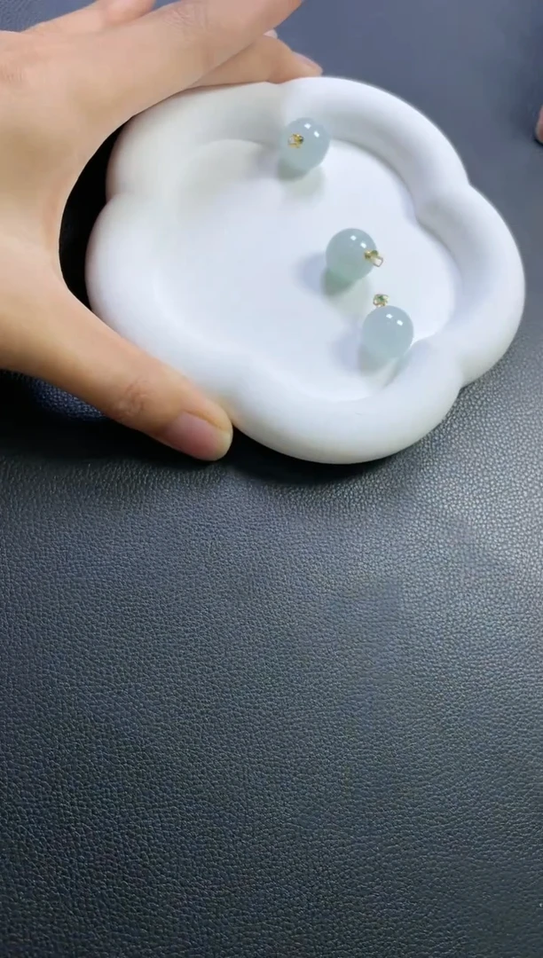 【闪购商品】翡翠挂件18K金镶嵌珠子多样性发一件YJZQ