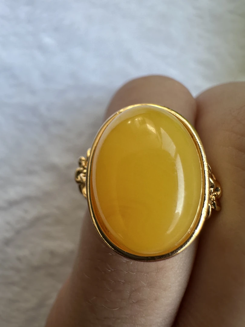 W099古巴新蜜蛋面活口戒指