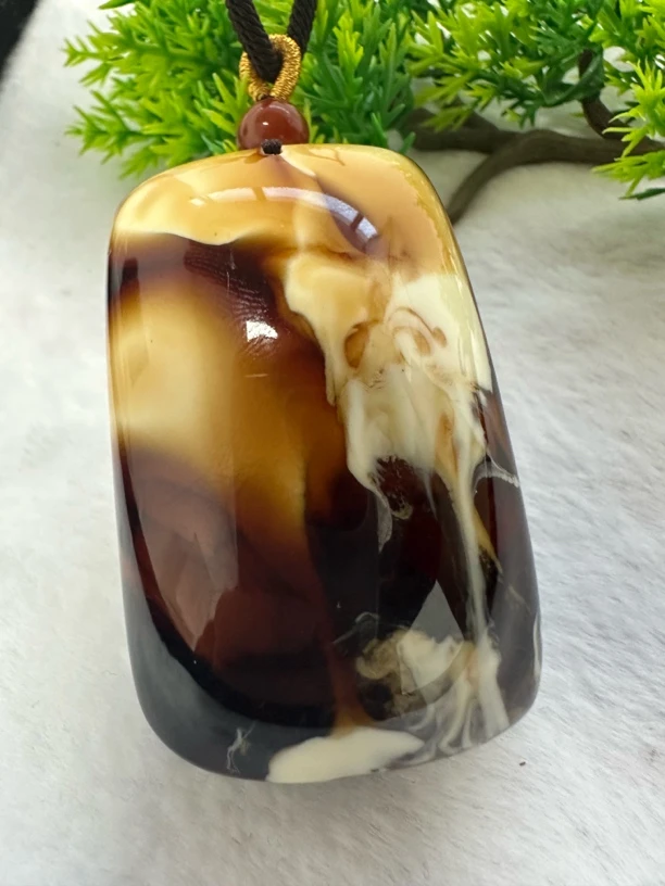 w067古巴新蜜根蜜无事牌吊坠